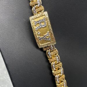 10K GOLD CHINOBAR LINK CHAIN CUSTOMIZED