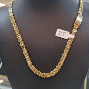 10K GOLD CHINOBAR LINK CHAIN #050