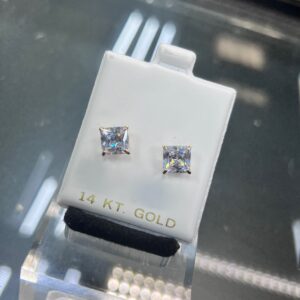 C'Z Studs Earrings 14k